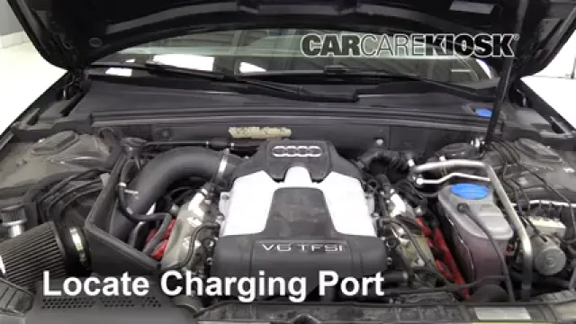 2011 Audi S4 3.0L V6 Supercharged Climatisation Ajouter du réfrigérant